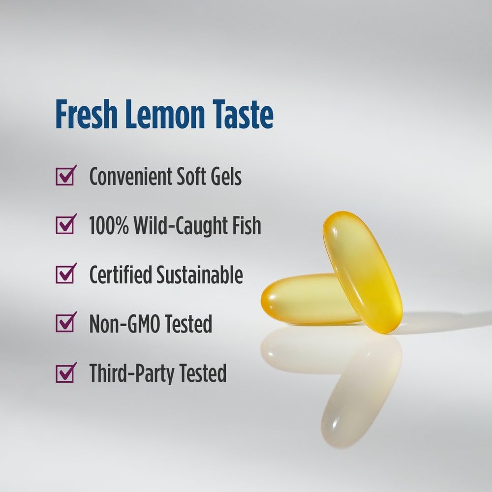 Nordic Naturals Complete Omega Lemon Flavor EPA DHA + GLA

