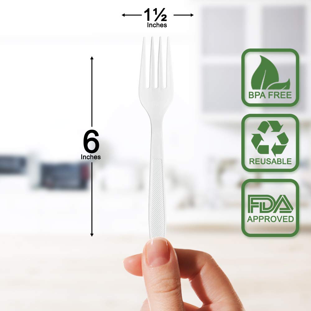 BluShine Heavy Duty Cutlery - Premium Disposable Utensils

