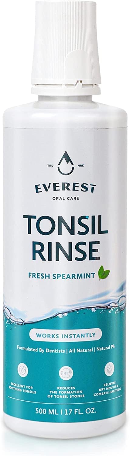 Everest Tonsil Stone Mouthwash - Alcohol-Free Rinse

