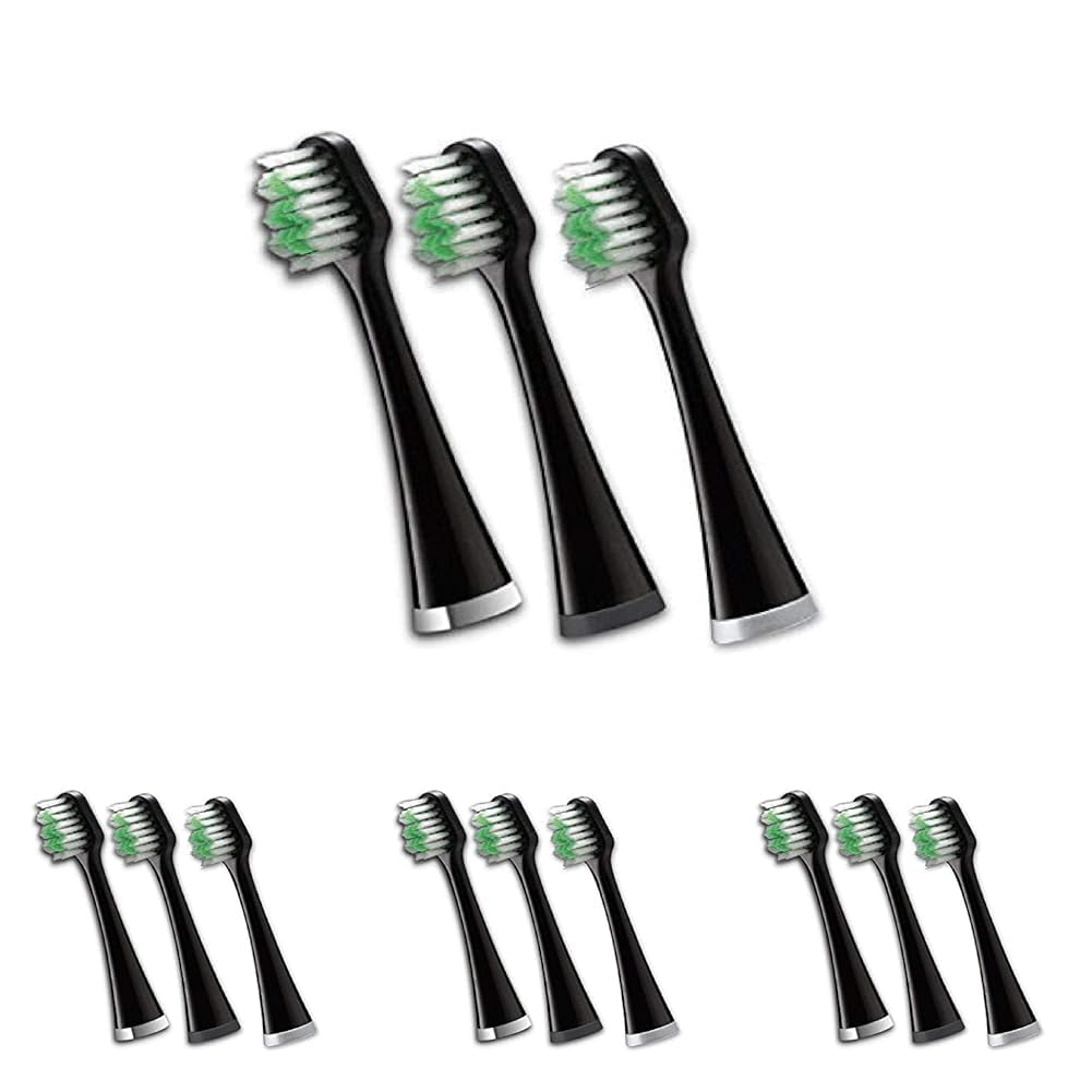Waterpik Triple Sonic Toothbrush Heads Replacement STRB-3WW for Complete Care
