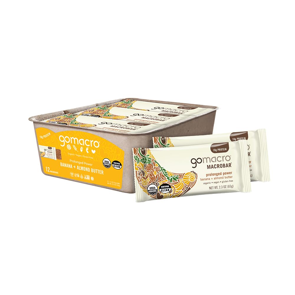 GoMacro MacroBar Vegan Protein Bars