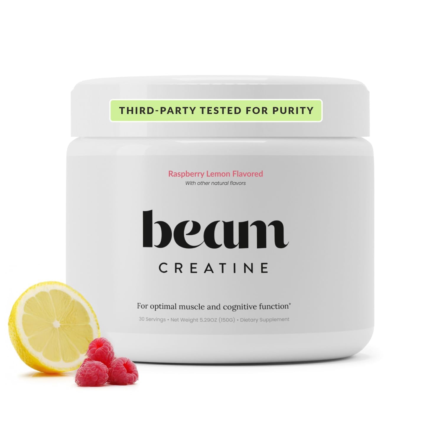 BEAM Creatine Monohydrate Powder – 5g Micronized Creatine for Muscle Strength