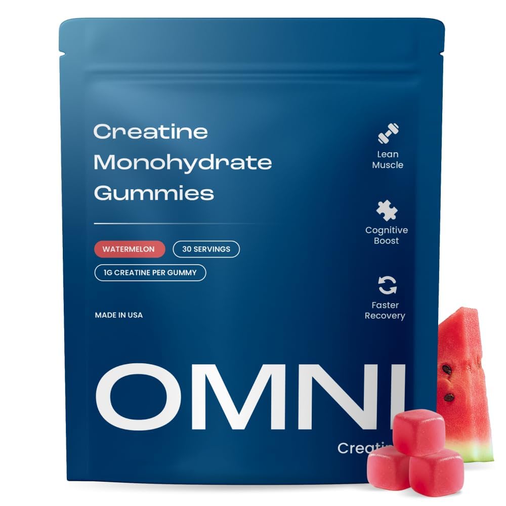Creatine Monohydrate Gummies – Dietary Supplement Supports Strength, Endurance & Focus