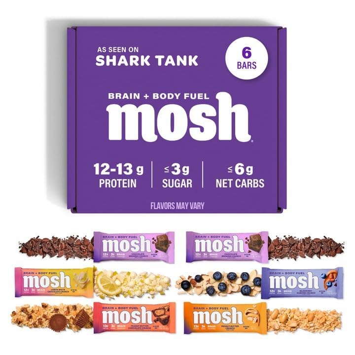 MOSH Keto Protein Bars for Brain Health

