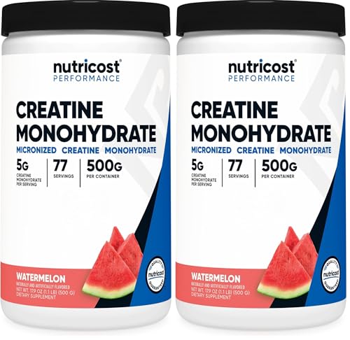 Nutricost Creatine Monohydrate Powder - Micronized, Vegan & Gluten Free