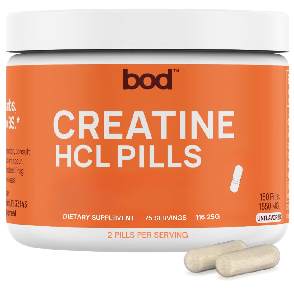 BOD Creatine Capsules | Daily Athletic Supplement

