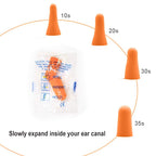 Foam Ear Plugs 32dB Noise Reduction - Hearing Protection

