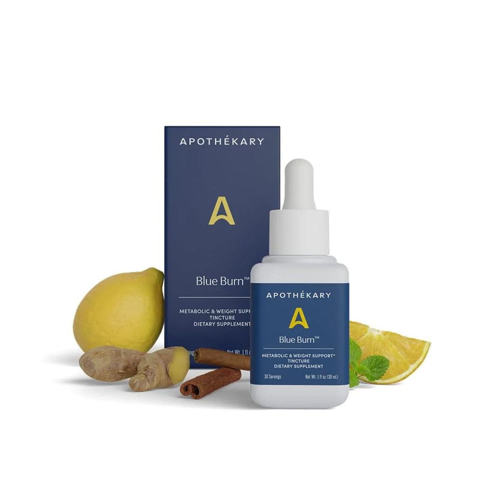 Blue Burn Herbal Drops for Metabolism & Weight Management

