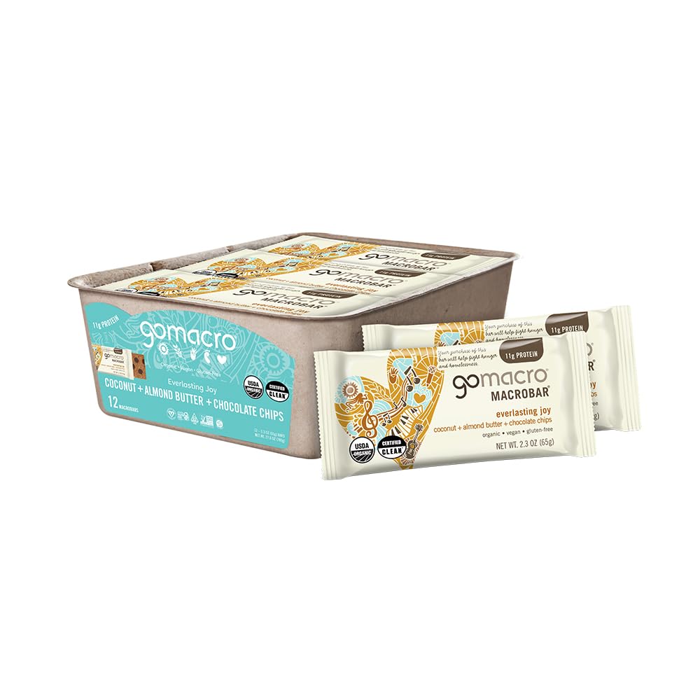 GoMacro MacroBar Vegan Protein Bars