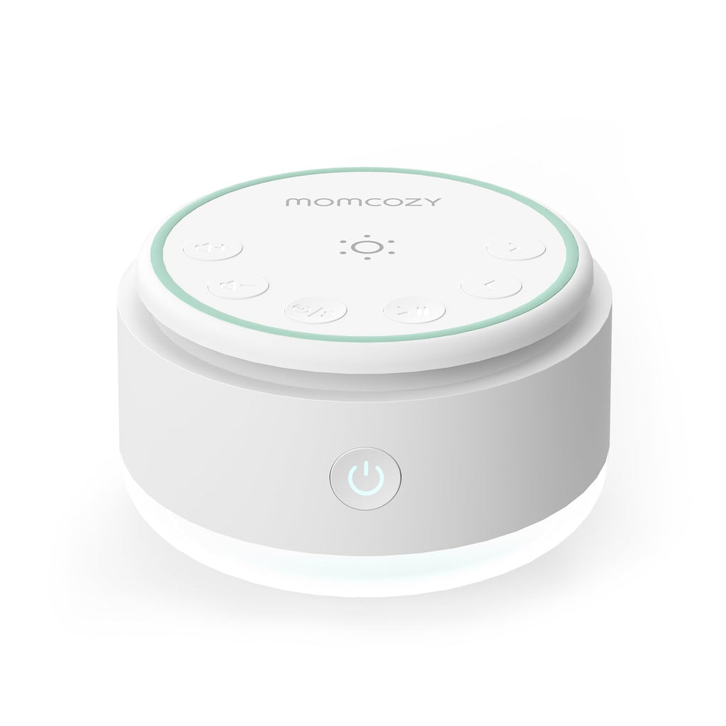 Momcozy Sound Machine with Touch Lamp, 20 Soothing Sounds, Timer, Memory, Portable Nightlight