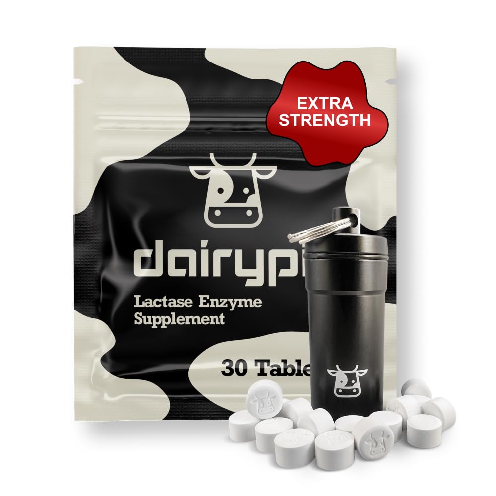 DairyPill Lactase Enzyme High-Potency Digestive Support

