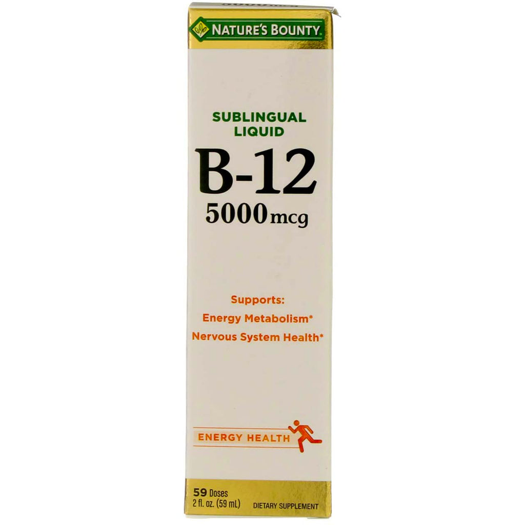 Nature's Bounty Vitamin B-12 Sublingual Liquid

