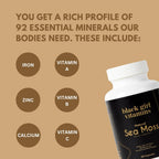 Black Girl Vitamins Sea Moss Capsules | Mineral Rich

