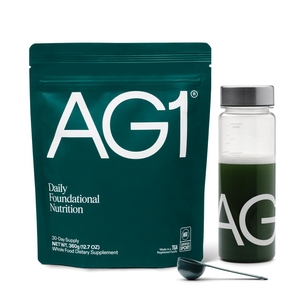 Athletic Greens AG1 Greens Powder – Daily Multivitamin with Probiotic