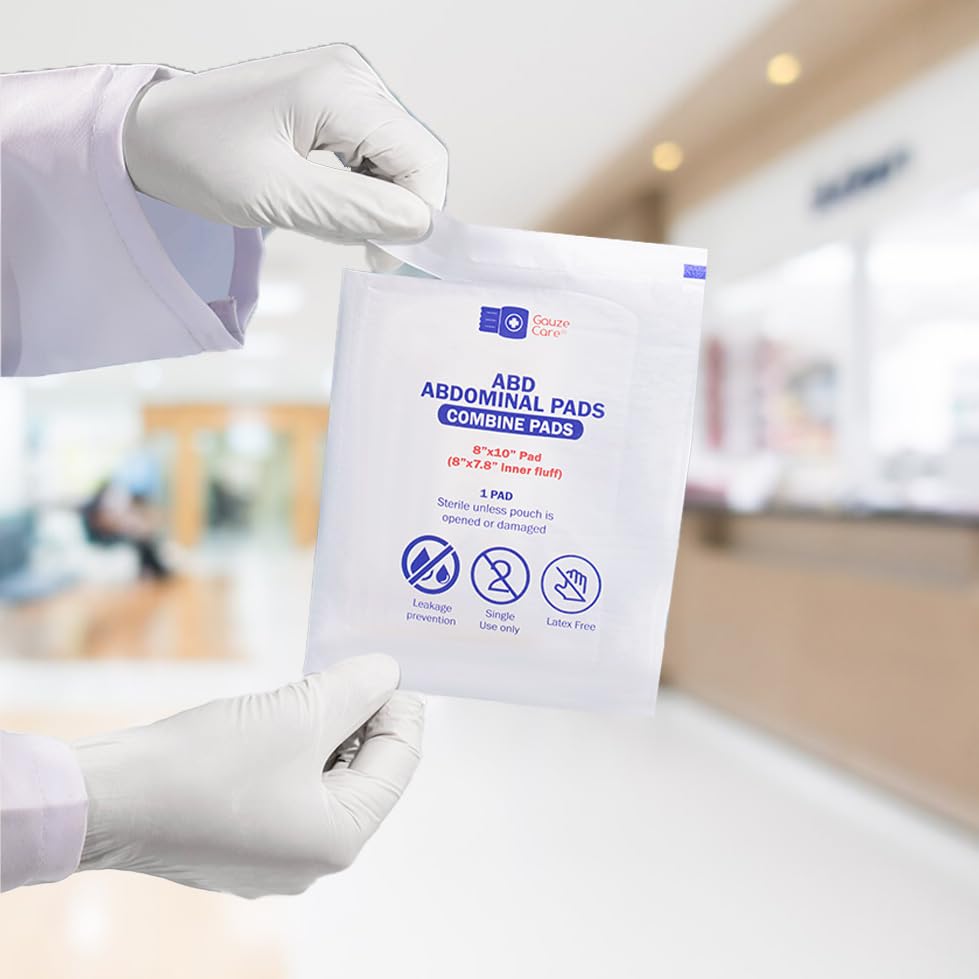 GauzeCare Sterile Abdominal Dressings – Nonstick Wound Care

