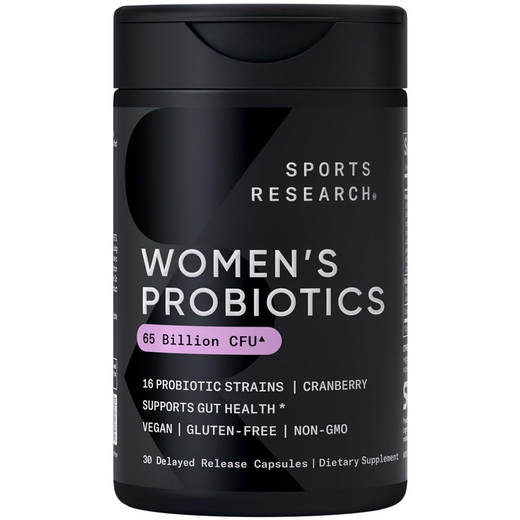 Sports Research Probiotics Prebiotics - Vegan Capsule

