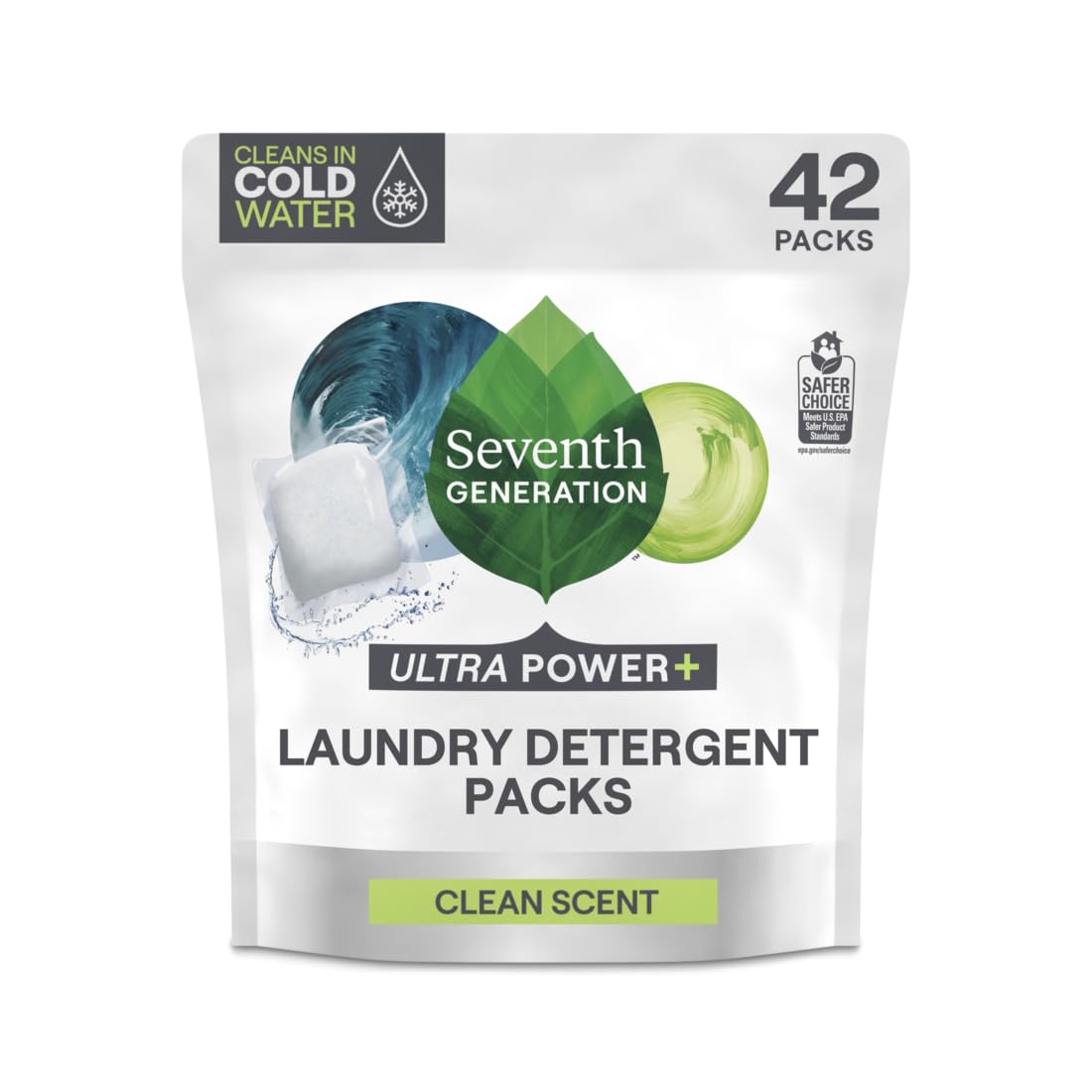 Seventh Generation Ultra Power+ Laundry Detergent EPA Safer Choice