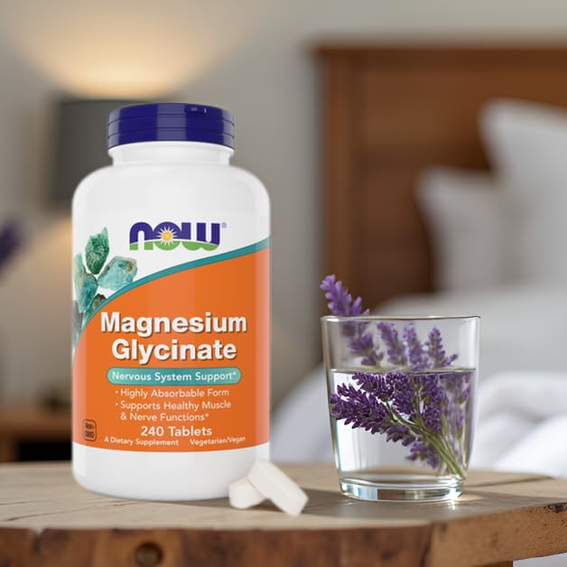 NOW Foods Magnesium Glycinate Supplement | Non-GMO

