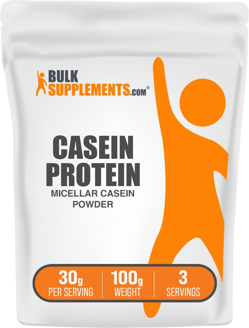 BulkSupplements Micellar Casein Protein Powder Gluten Free