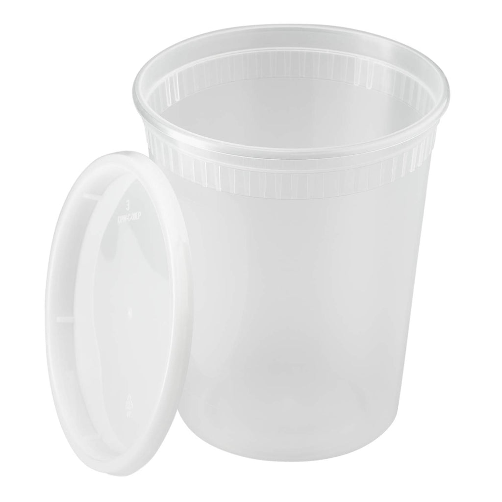 Karat Deli Containers with Lids - PP Injection Molded