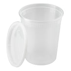 Karat Deli Containers with Lids - PP Injection Molded