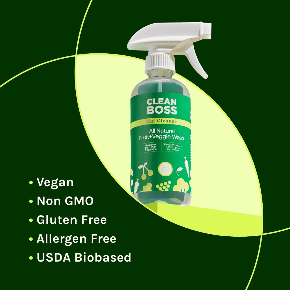 Eat Cleaner Fruit & Vegetable Wash by CleanBoss

