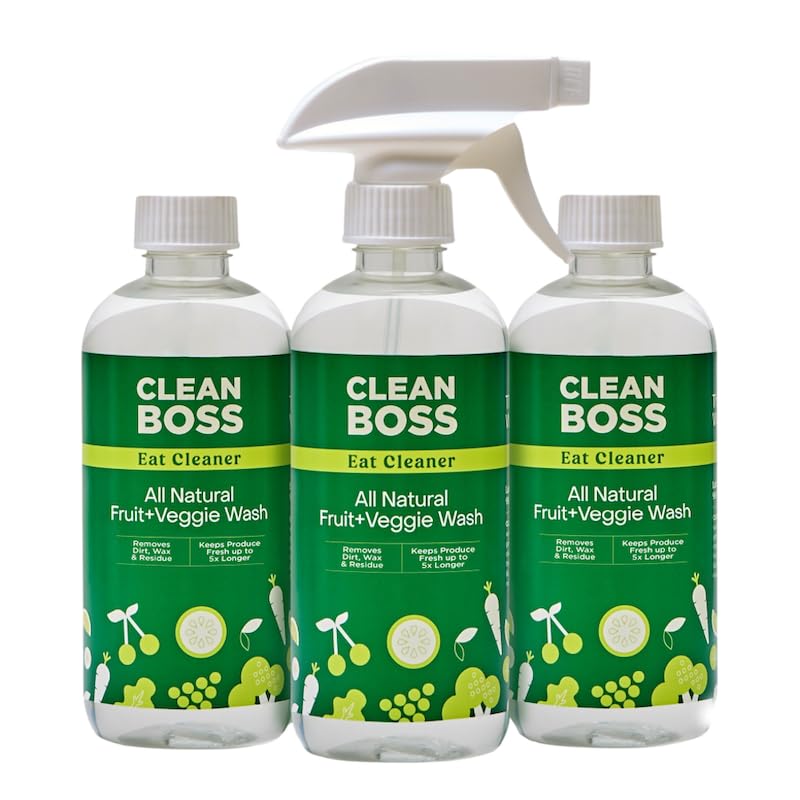 Eat Cleaner Fruit & Vegetable Wash by CleanBoss

