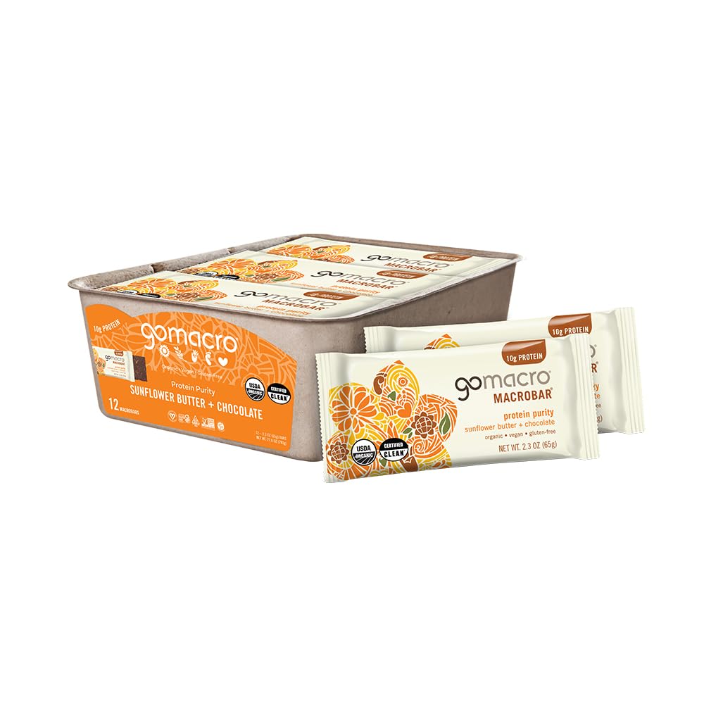 GoMacro MacroBar Vegan Protein Bars