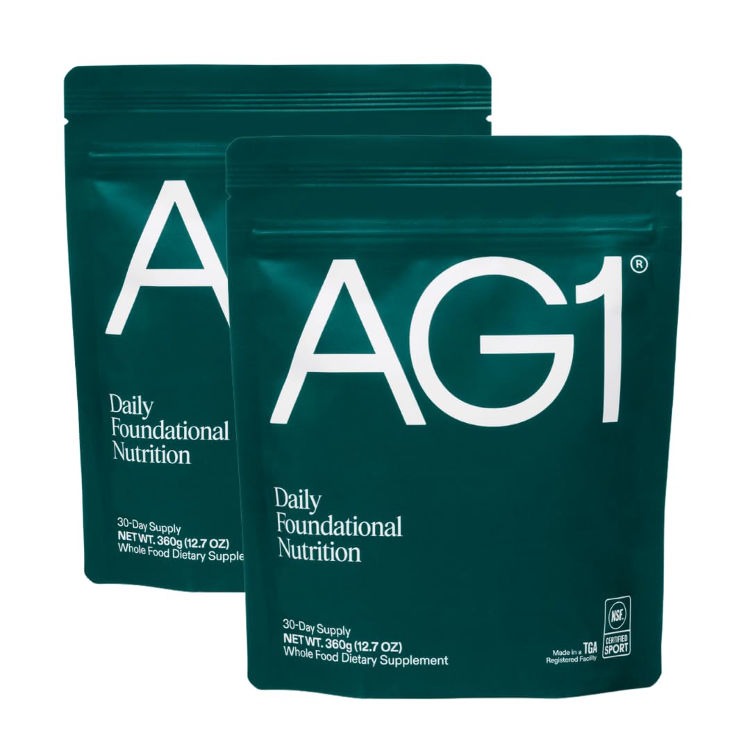 Athletic Greens AG1 Greens Powder – Daily Multivitamin with Probiotic