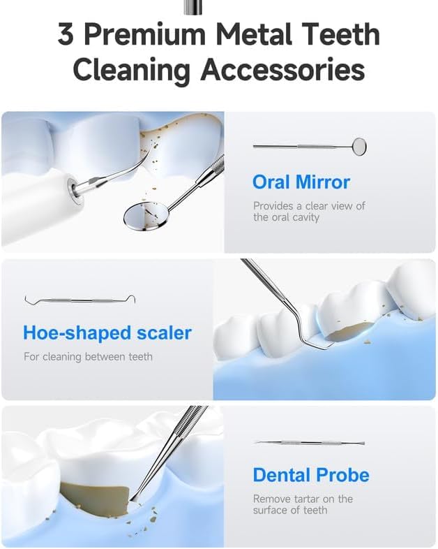 RELACS Plaque Remover for Teeth with LED Light

