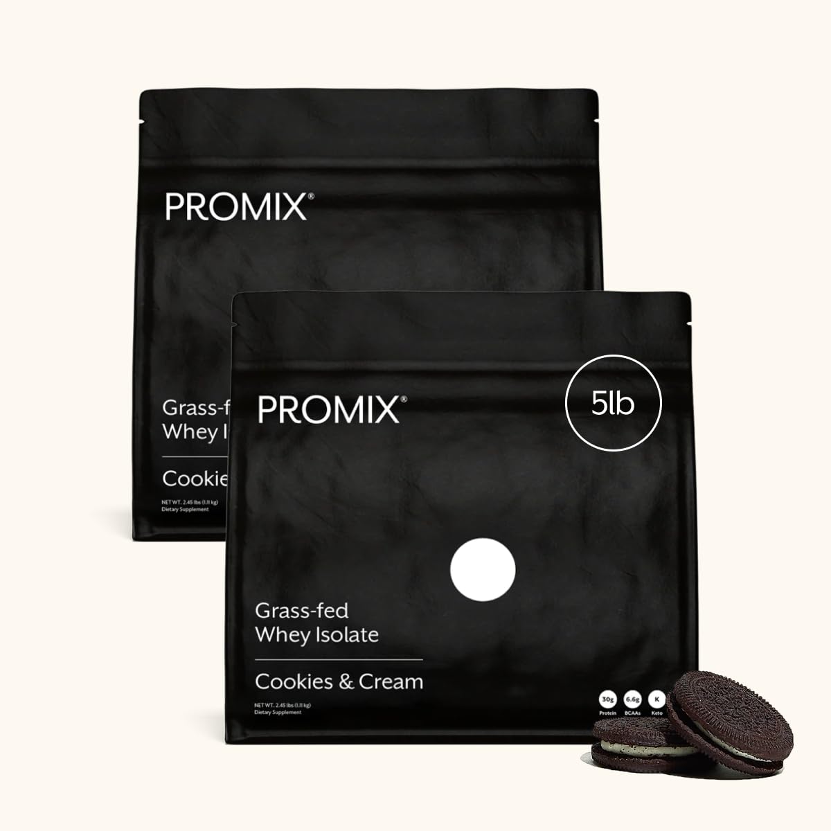 Promix Nutrition Grass-Fed Whey Protein Isolate Powder