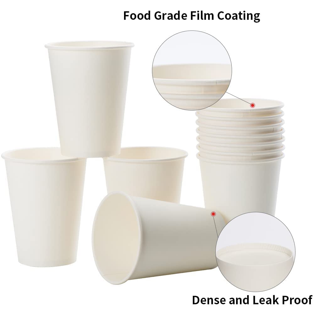 RACETOP Disposable Coffee Cups - Hot Paper Cups

