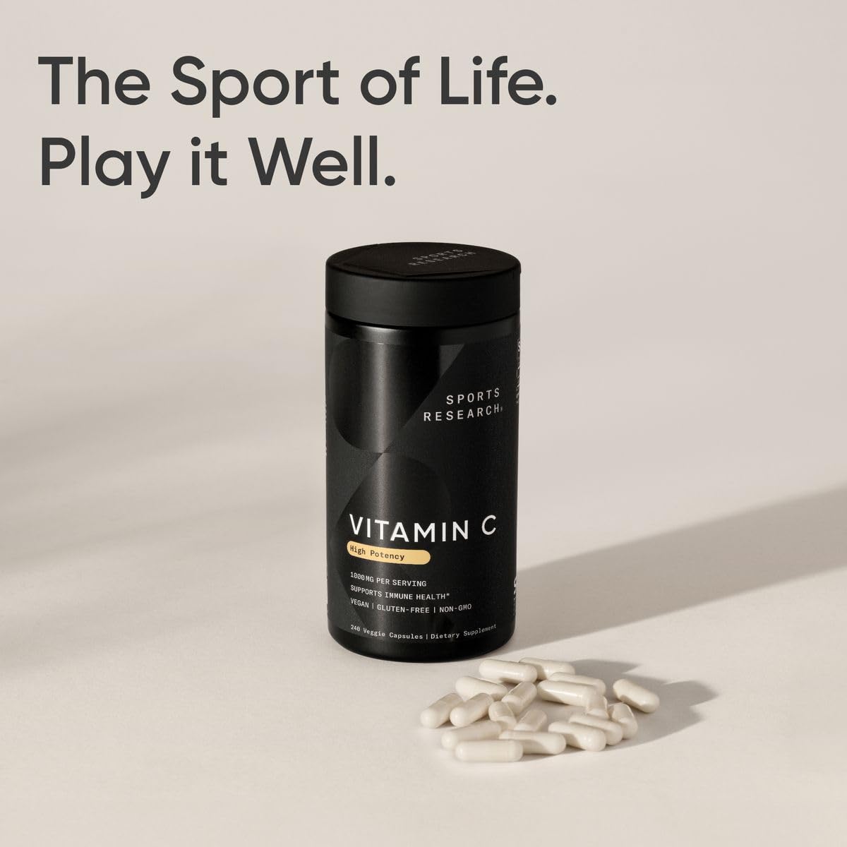 Sports Research Vitamin C 1000 mg Supplement

