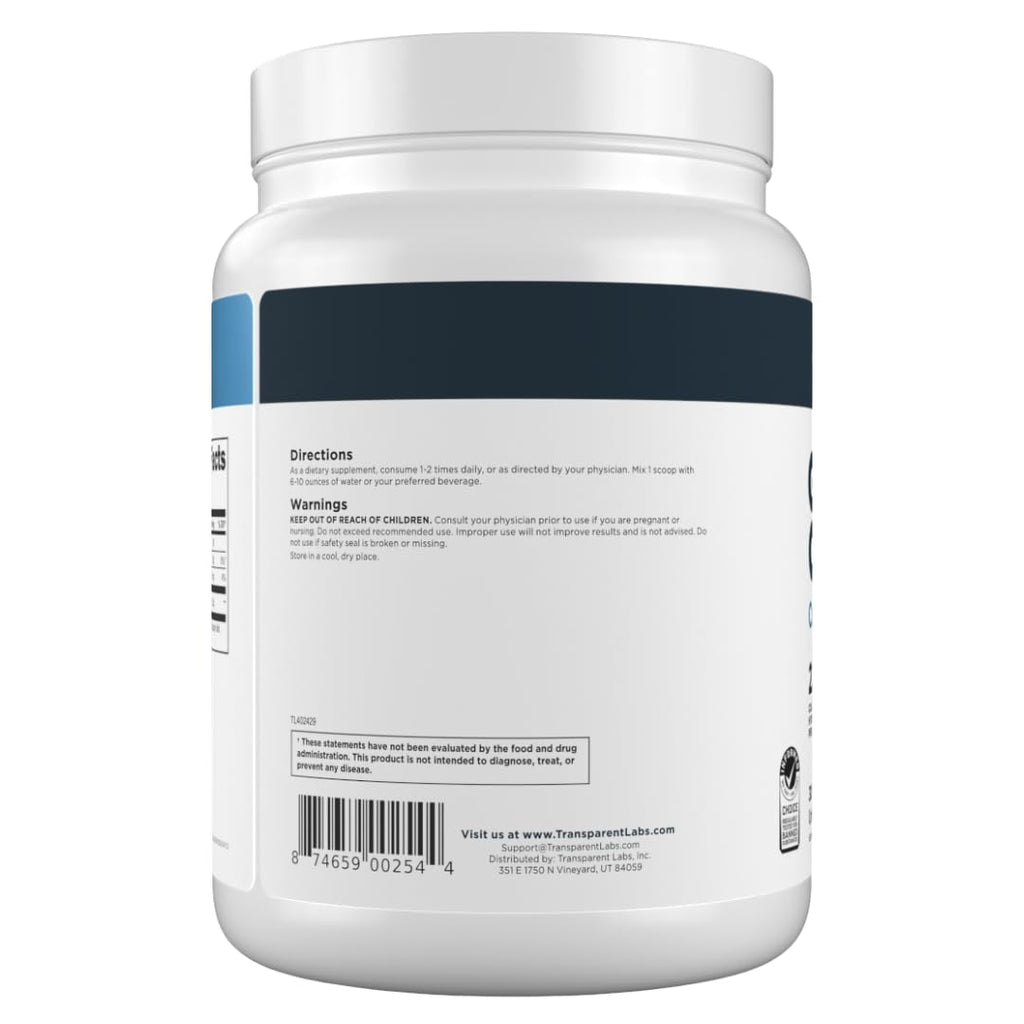 Transparent Labs Grass-Fed Collagen Peptides Powder

