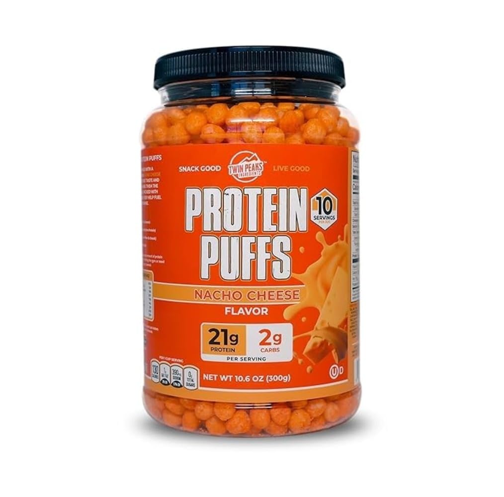 Twin Peaks Protein Puffs – High Protein Keto Snack

