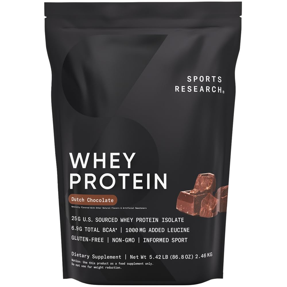 Whey Protein Isolate by Sports Research Protein Powder

