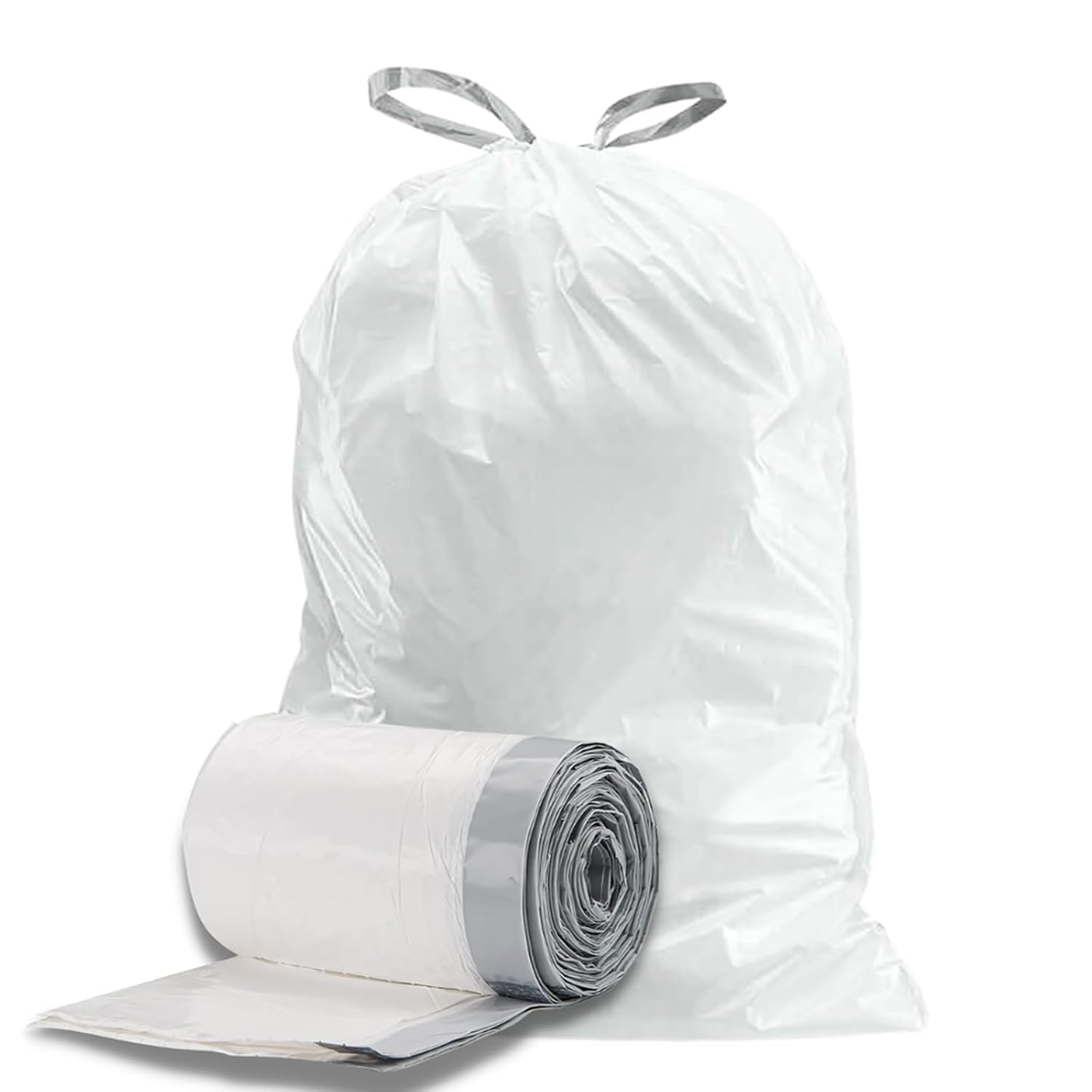 Plasticplace Trash Bags Durable Drawstring Liners

