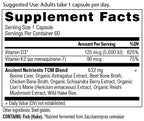 Ancient Nutrition Vitamin D Supplement with TCM Blend

