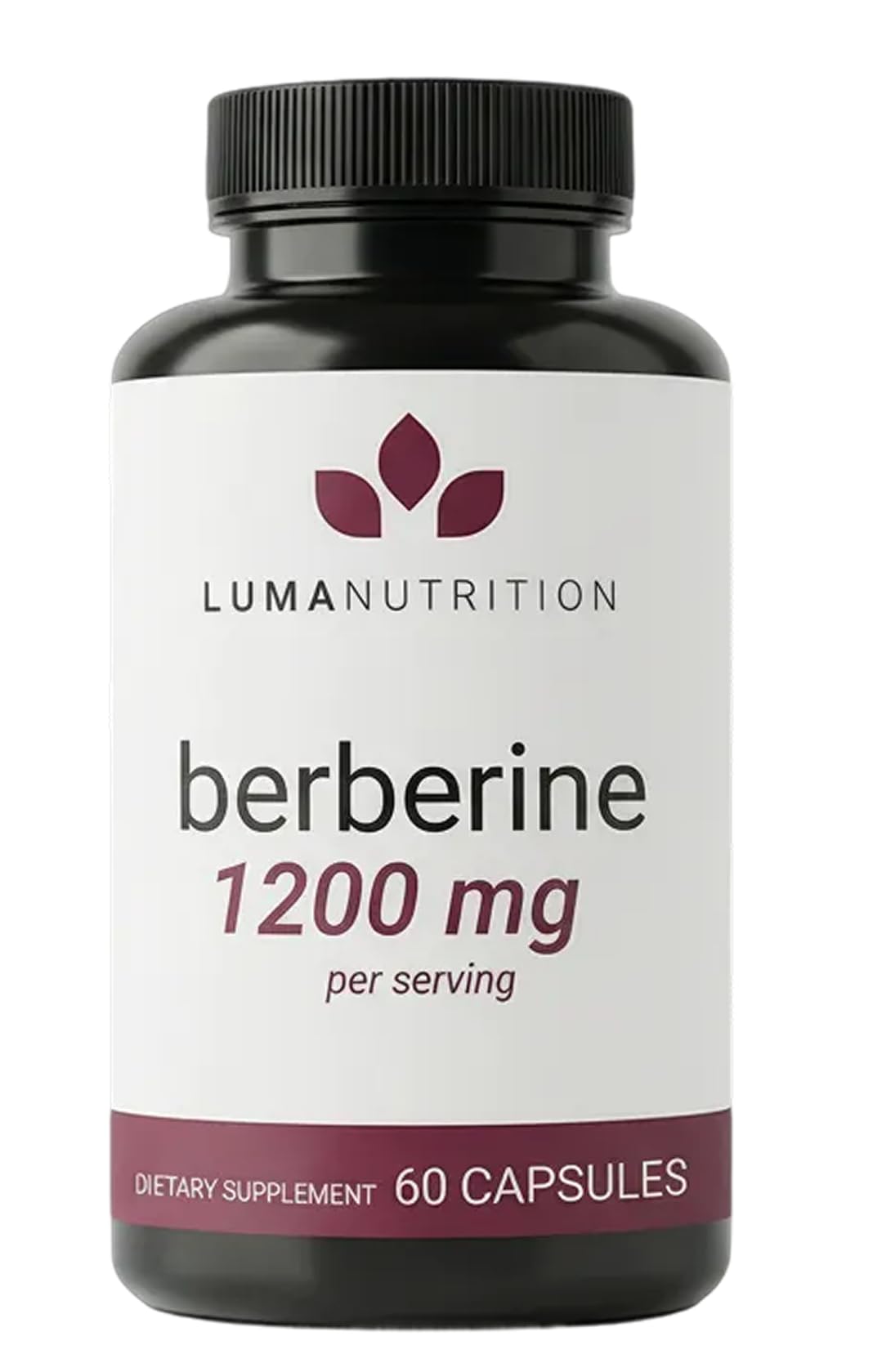 Luma Nutrition Berberine Supplement - Berberine HCl 1200mg - Vegan, Gluten Free