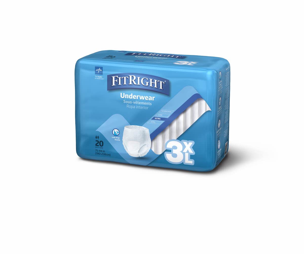 FitRight Incontinence Underwear | Heavy Absorbency

