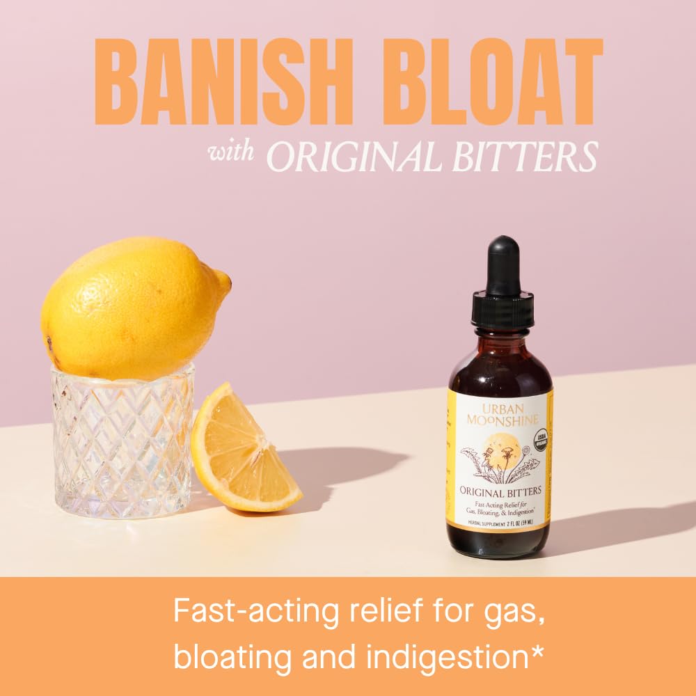 Urban Moonshine Digestive Bitters for Gut Health | Organic

