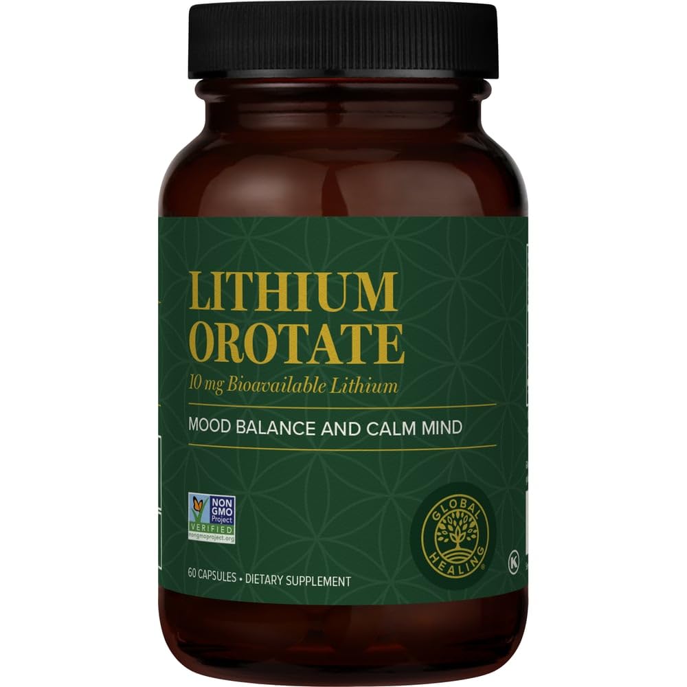 Lithium Orotate 10mg Supplement - Global Healing Center


