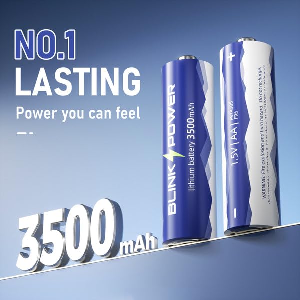 Blinkspower AA Lithium Battery 3500mAh Non-Rechargeable

