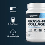 Transparent Labs Grass-Fed Collagen Peptides Powder

