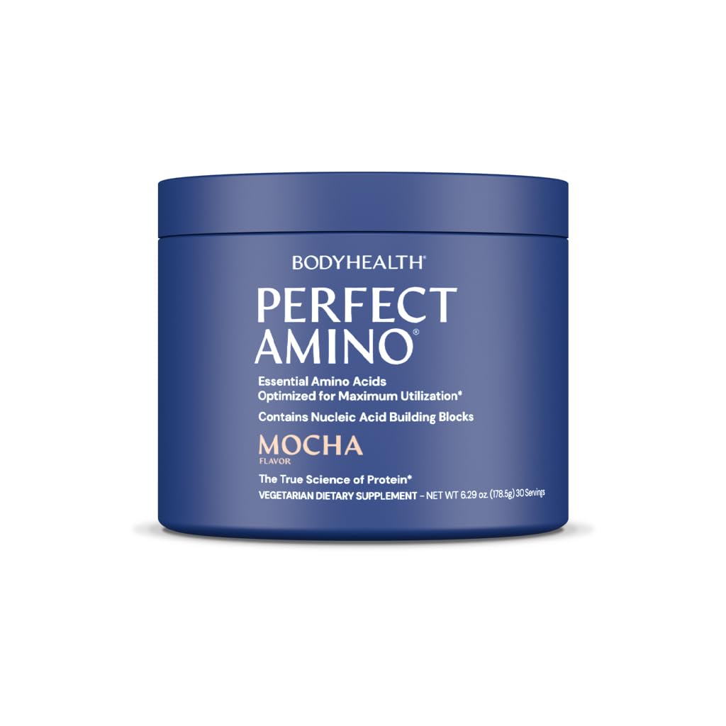 BodyHealth PerfectAmino Powder - BCAA & EAA Amino Acid Supplement for Muscle Recovery