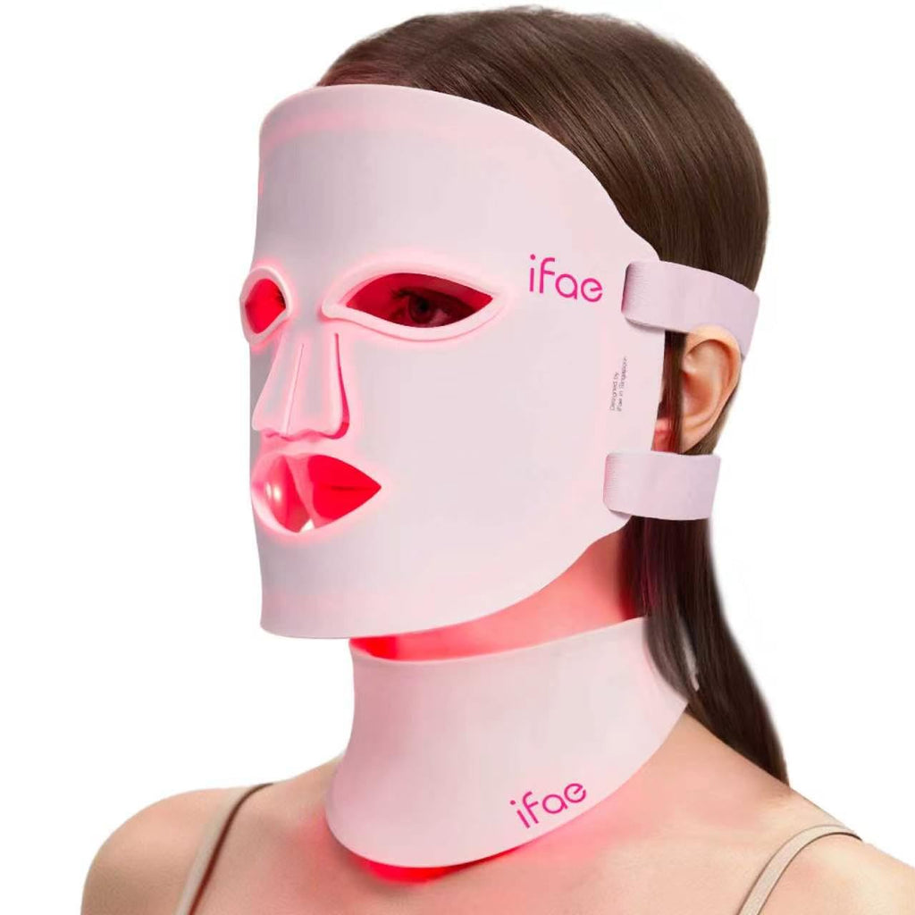 IFAE Red Light Therapy Mask for Face & Neck – 850nm NIR

