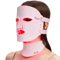 IFAE Red Light Therapy Mask for Face & Neck – 850nm NIR Eye Protection