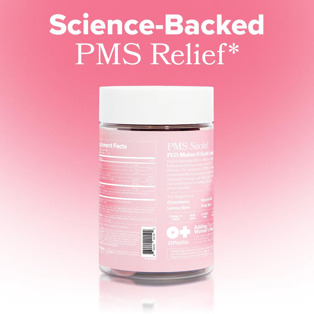 O Positiv FLO PMS Gummies for Women Proactive Relief

