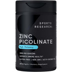 Sports Research Zinc Picolinate 30mg Coconut Oil

