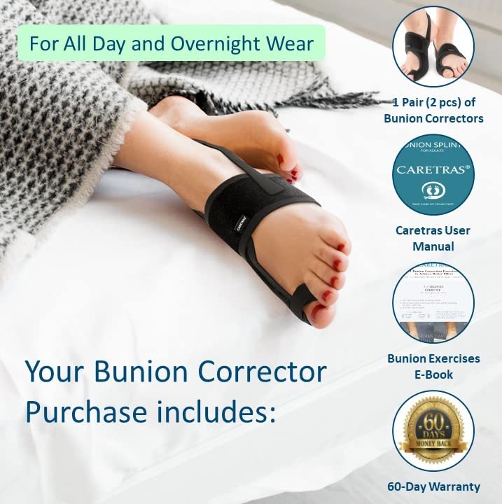 Caretras Bunion Corrector | Toe Alignment & Comfort

